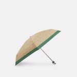 Coach Outlet UV Protection Signature Mini Umbrella - Women's Accessories - Multi