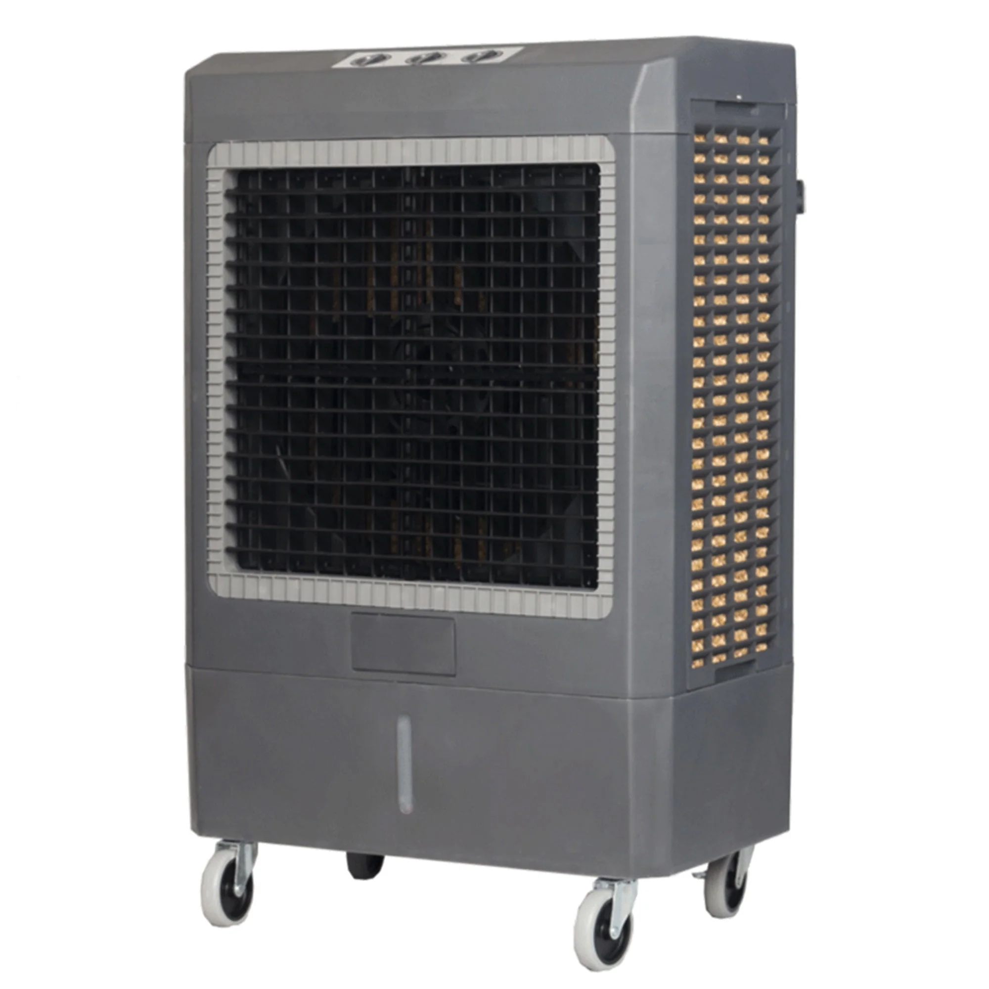 Hessaire Outdoor 1, 600 Square Foot Evaporative Air Cooler Humidifier, Gray