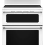 KitchenAid 30" White Electric Double Oven Convection Range