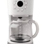 Haden Heritage 12-Cup Programmable Coffee Maker, Ivory, White