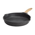The Pioneer Woman PWS242769314121 Prairie Signature Cast Aluminum 12" Fry Pan, Charcoal Speckle