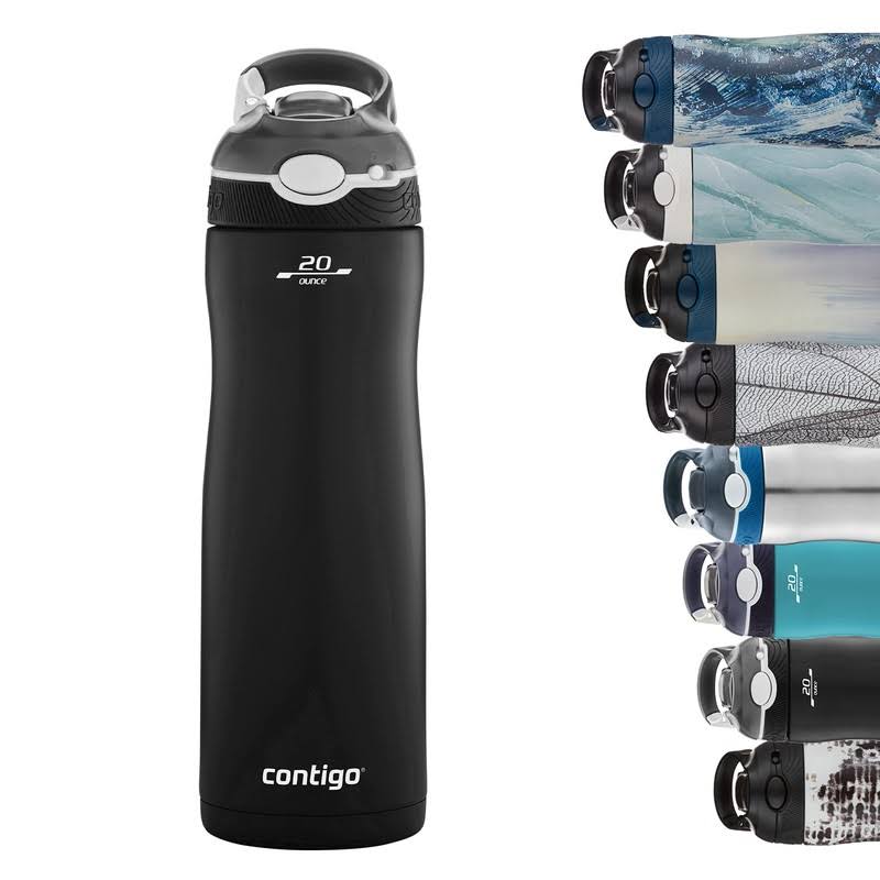 4eeeaf0cc0c584b992eb8e3f03095c233183fda08d477ef52315bc7e5ef77745.jpg Contigo Ashland Chill Water Bottle with Straw, Keeps Drinks Cool for 24 H, Insulated Stainless Steel Drinking Bottle, Leak-Proof Thermal Bottle, Spor - Image 1