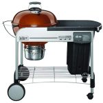 22 in. Performer Deluxe Charcoal Grill in Copper with Built-In Thermometer and Digital Timer-Instock
