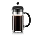 Bodum Caffettiera French Press Coffee Maker, 8 Cup, 1.0 L, 34 oz Black