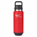 Milwaukee 48-22-8397R PACKOUT 36oz Red Insulated Bottle with Chug Lid