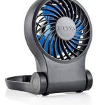 Treva Mini USB Portable Desk Fan with AC Adapter Included