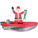 Occasions 10' Inflatable Fishing Santa