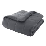 StyleWell Charcoal Gray 12 lb. Weighted Blanket, Grey