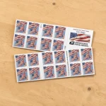 2022 US Flag First Class- Forever Postage Stamps Rectangular Design - 100 Count Coil