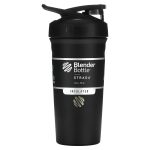 BlenderBottle - Strada Insulated Stainless Steel 24 oz. Water Bottle/Shaker Cup - Black