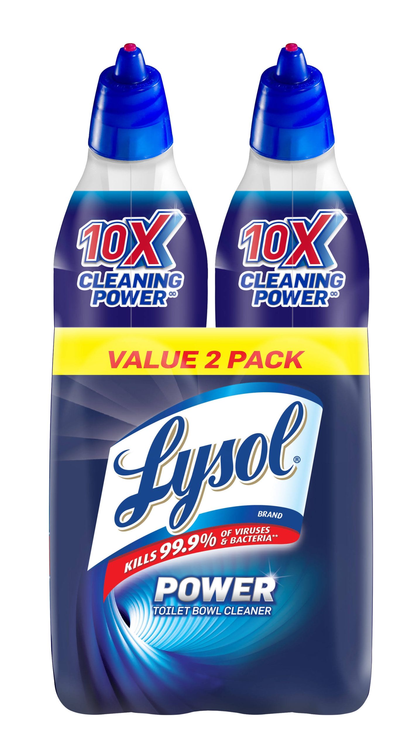 501d3576d228dd8c7af8dc71905f45b1f041ac16a8a46676ee1f7e16370cca7c.jpg Lysol Power Toilet Bowl Cleaner, 48oz (2X24oz), 10X Cleaning Power - Image 1