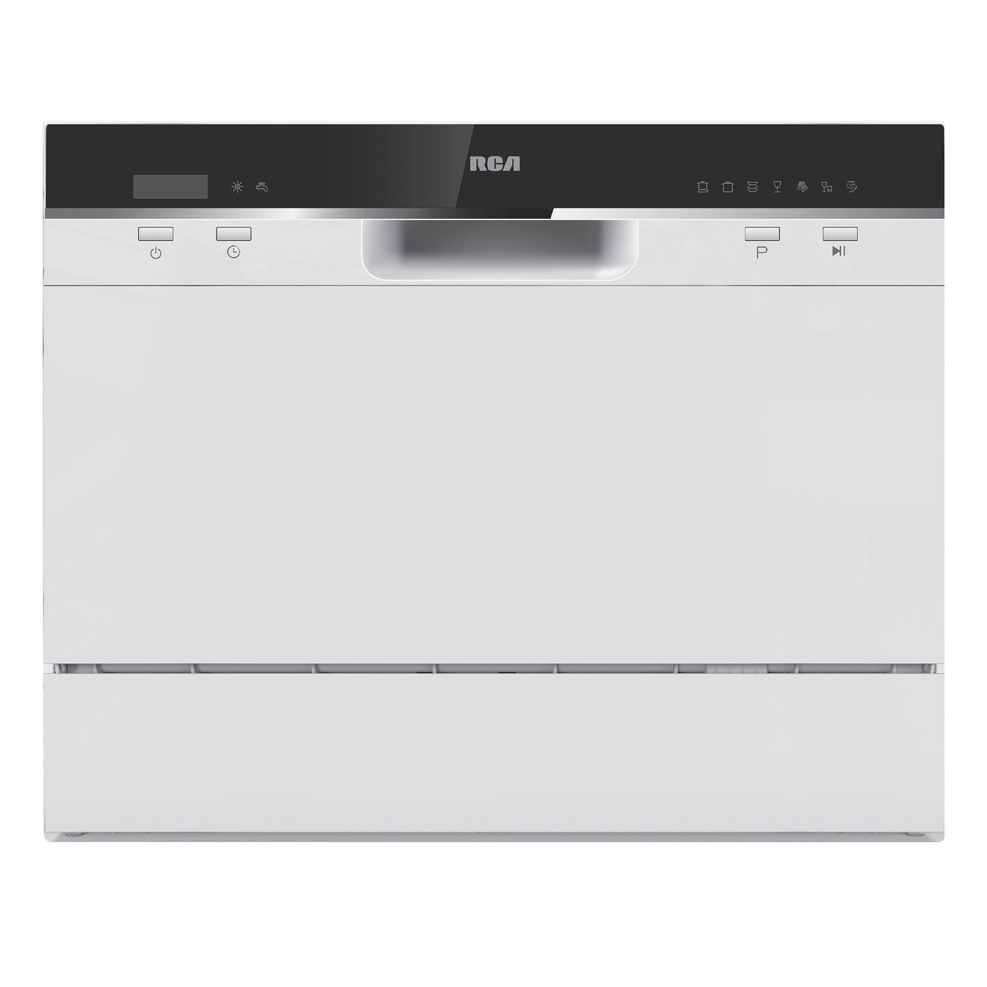 5075b7bb2227f17e04d08dd19c6e32b38f356a1d8b6ef99529b8cbcfcce99f65.jpg RCA Rdw3208 Electronic Countertop Dishwasher, White - Image 1