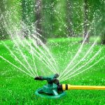Garden Sprinkler, Adjustable 360 Degree Rotation Lawn Sprinkler, Large Area Coverage, Multipurpose Yard Sprinklers for Plant Irrigation and Kids