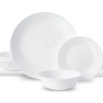 Corelle Winter Frost White, 12 Piece, Dinnerware Set