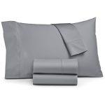 Ashford 1500-Thread Count 4-pc. Solid King Sheet Set - Dark Grey