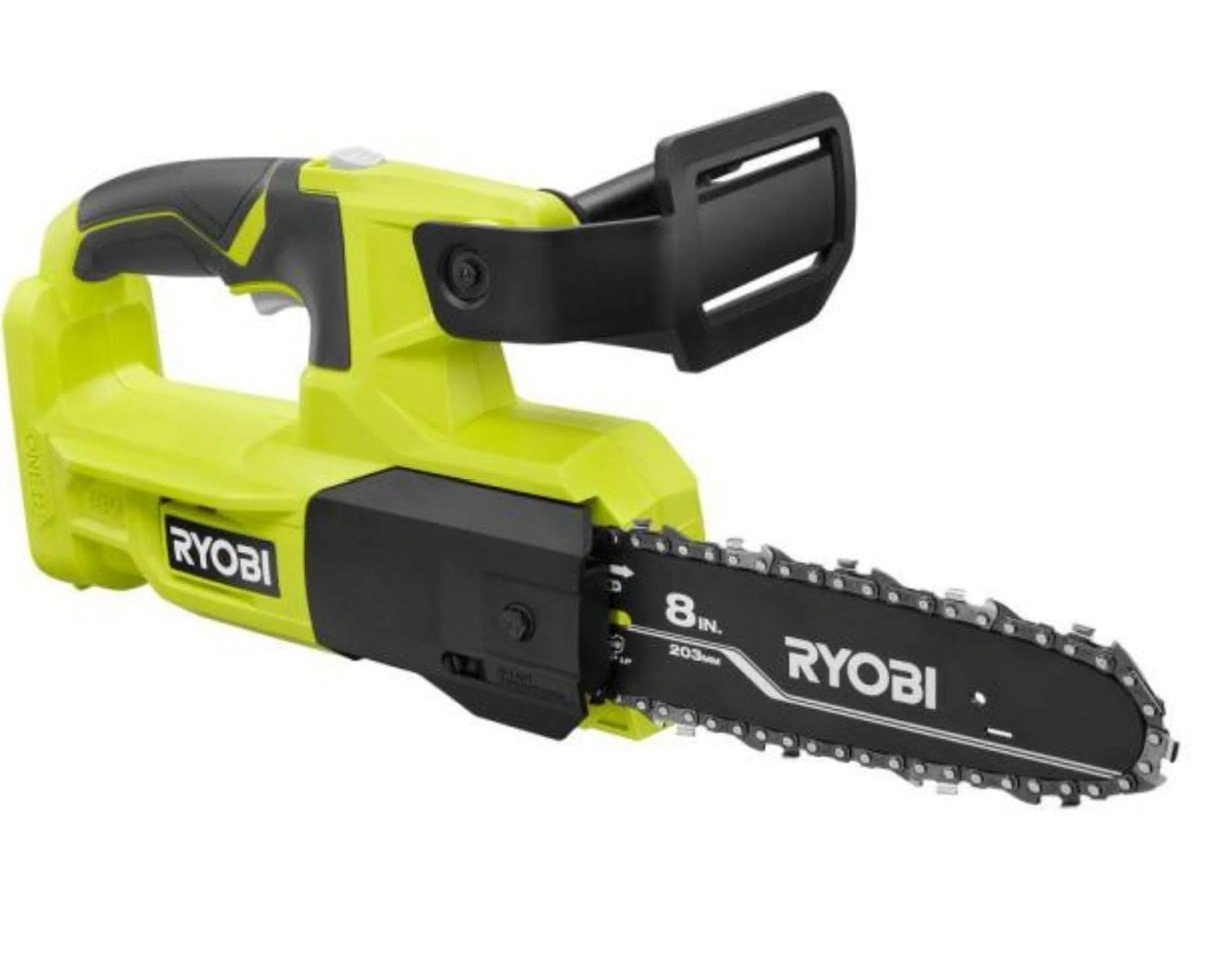 50f852f55e479403a610f11eeb331ee4f429dafab8017a7267e8761d68a06159.webp Ryobi One+ 8 In. 18 - Volt Lithium - Ion Battery Pruning Chainsaw (Tool - Only) - Image 1