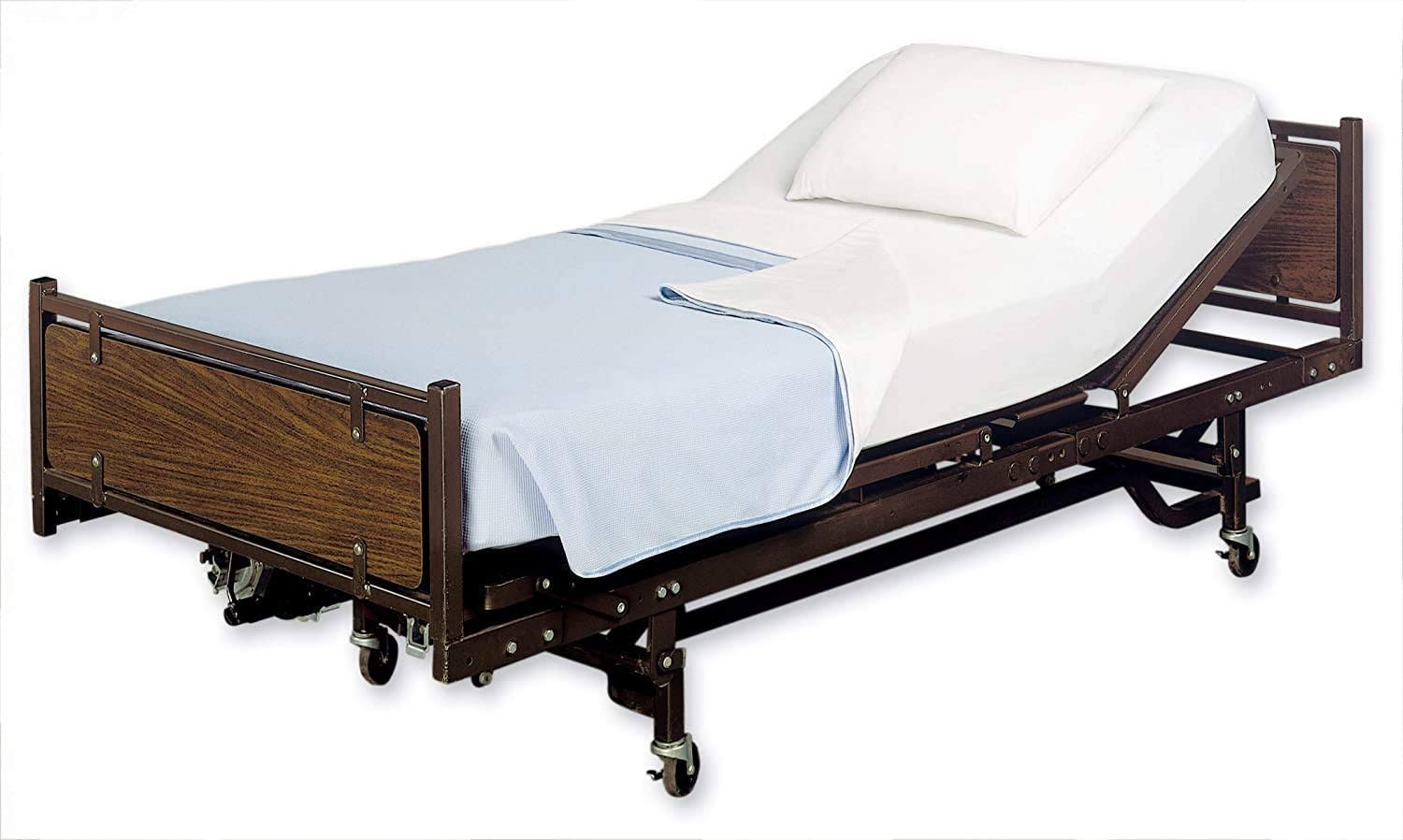 511a1ad5406a7800db25ab05c39f2aaf0d2094c2b1a24ace3bd83eed60fd5912.jpg Shopbedding 6 Pack Fitted Hospital Bed Sheets - Soft Knitted Jersey Sheet 36�� x 84�� x 12�� - Image 1
