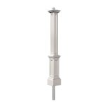 Mayne Signature Lamp Post & Mount - White