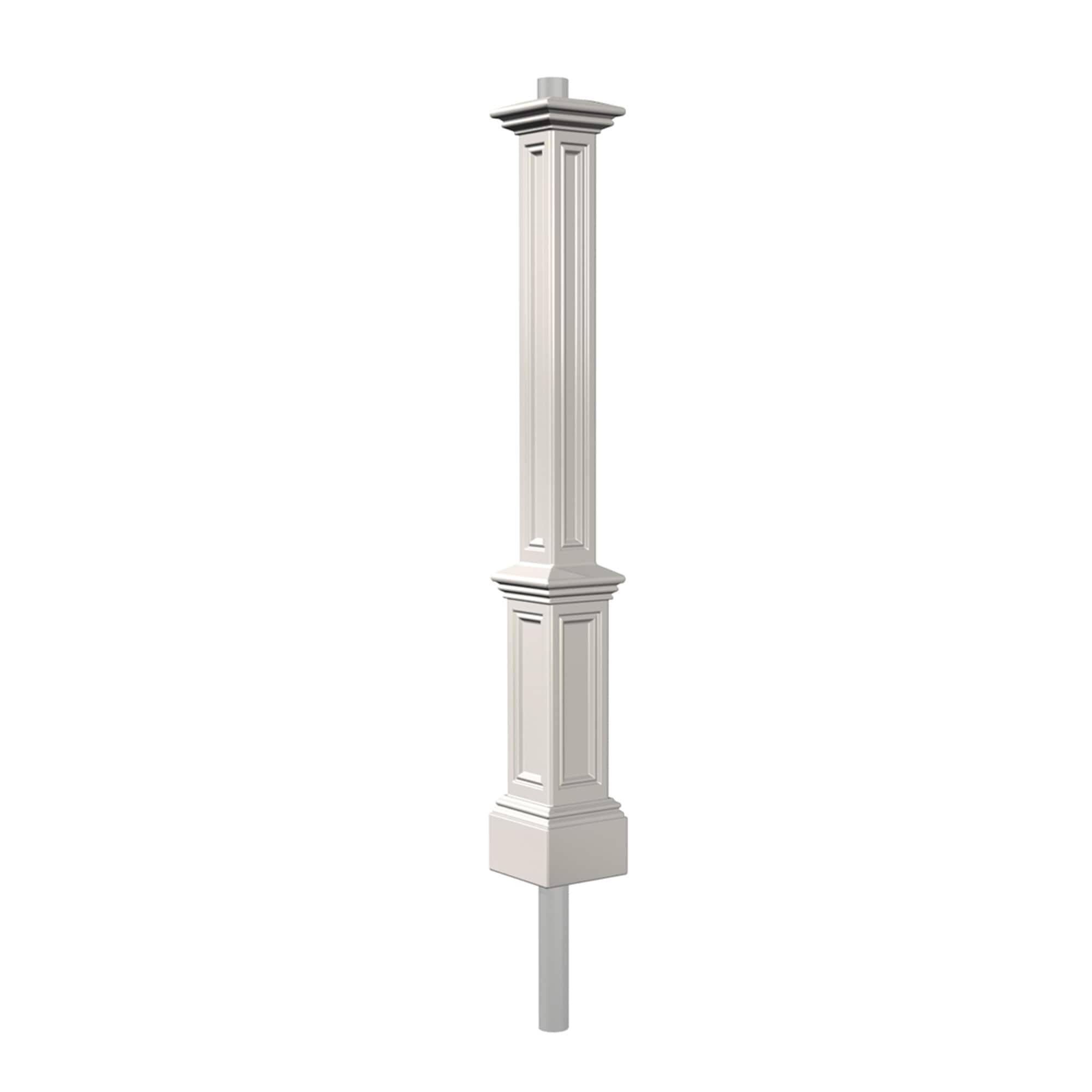 51486267736add512fa1702a7d3cfcc8875d597017ce3e52b7175a2515c857c2.jpg Mayne Signature Lamp Post & Mount - White - Image 1