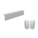 Baseboarders Premium Series 3 ft. Galvanized Steel Easy Left