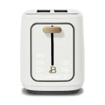 Beautiful 2 - Slice Toaster with Touch - Activated Display, White Icing by Drew Barrymore