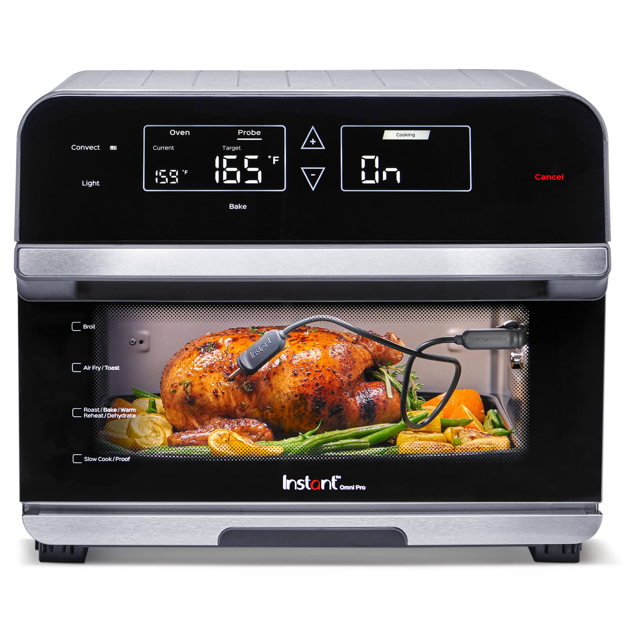 5166dd374c38936df47ee672ae5aa1069b3b423628addd74e9084efdb7e612ab.jpg Instant 18L Omni Pro 14-in-1 Toaster Oven Air Fryer - Image 1