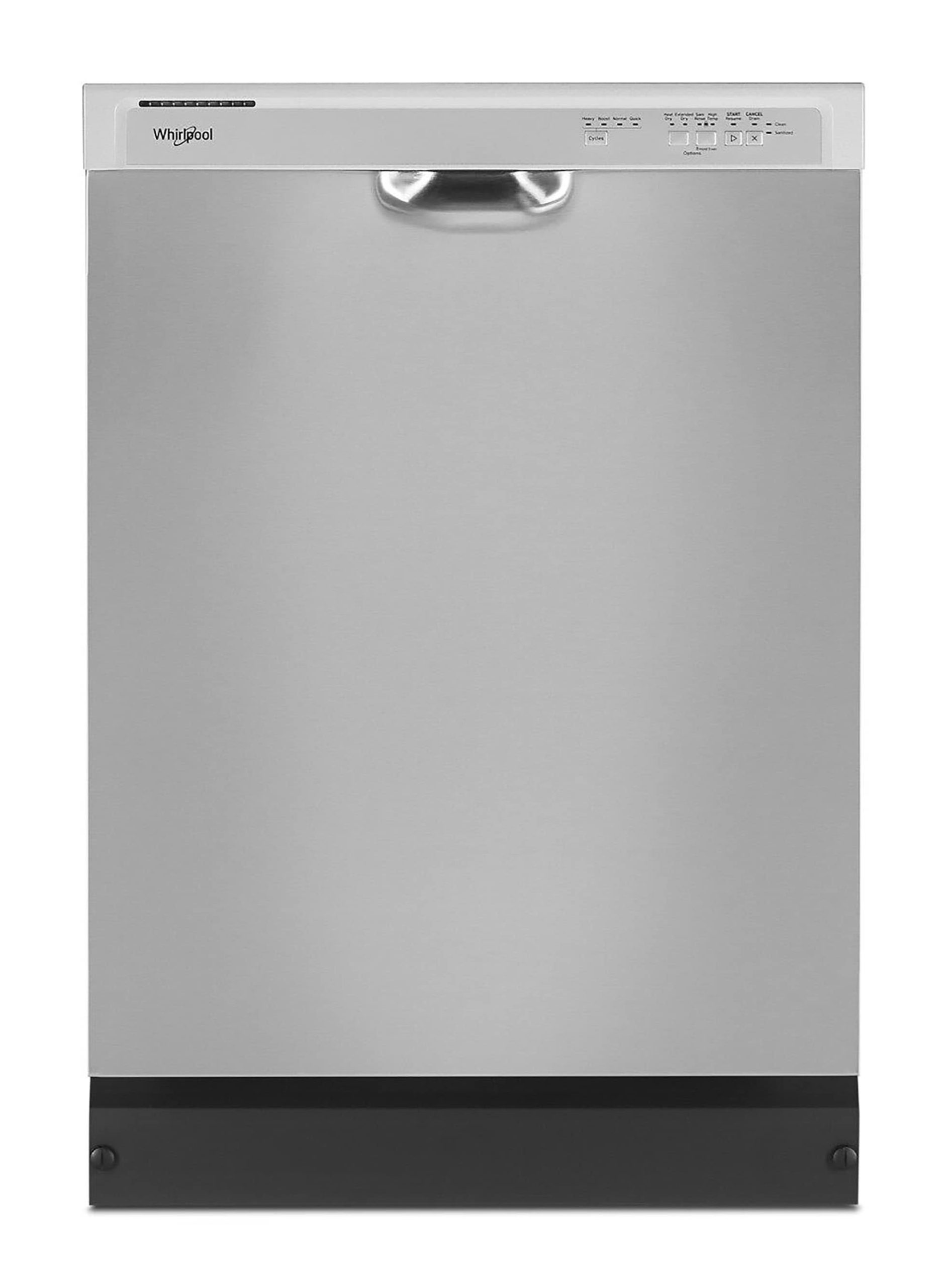 519cfb1b2ddfb632ba9ee10be364c6e1eecce61026b49f15b13e983a59b07789.jpg Whirlpool Quiet Dishwasher with Boost Cycle Stainless Steel - Image 1