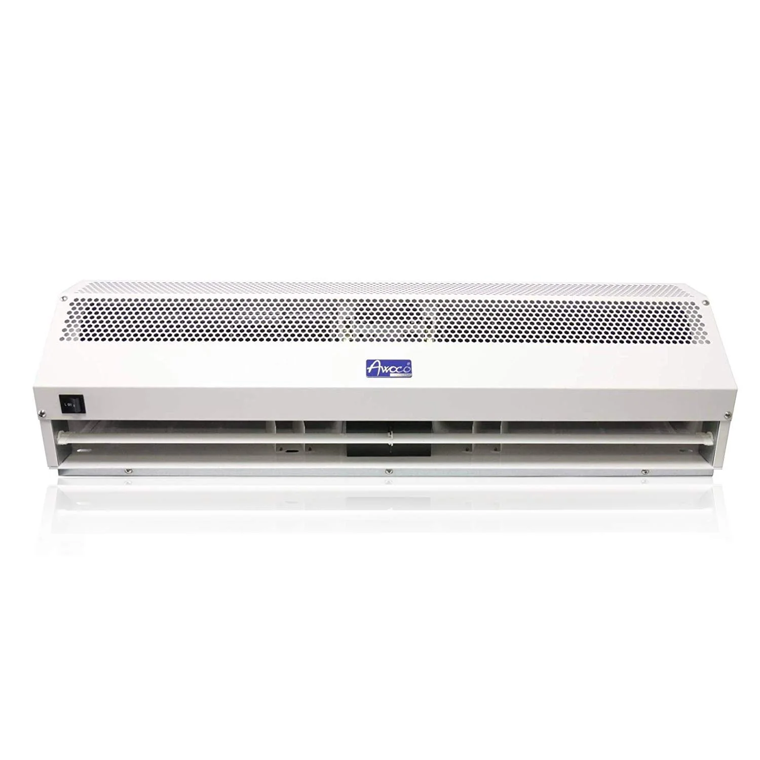 51a7fe29167103142418e6b5f0eb27b058cd7237551521b1fa481fe23492322b.webp Awoco 36 Super Power 2 Speeds 1200CFM Commercial Indoor Air Curtain - Image 1
