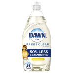 Dawn Ultra Dishwashing Liquid, Lemon Essence Scent, Free & Clear - 709 ml