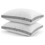 Beautyrest Signature Ribbon Bed Pillow 2 Pack, King, Polyester