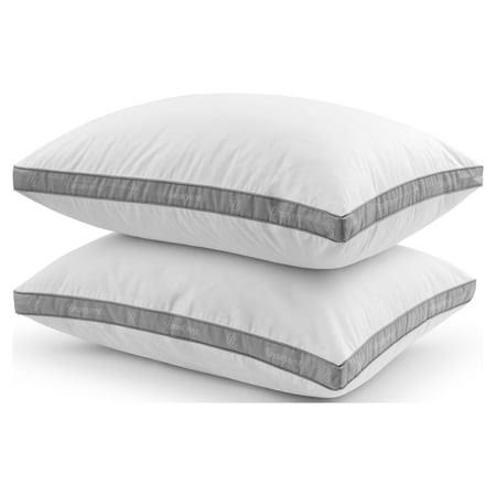 51defe7d4d781d36a7bf80a98dac839e38b6d6e09f5372d84c38bc0e8847bae3.jpg Beautyrest Signature Ribbon Bed Pillow 2 Pack, King, Polyester - Image 1