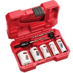 Milwaukee 49-22-4006 9 Piece General Purpose Hole Dozer Hole Saw Kit