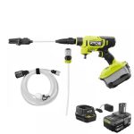 Ryobi One+ HP 18V Brushless EZClean 600 PSI 0.7 GPM Cordless Cold Water Power