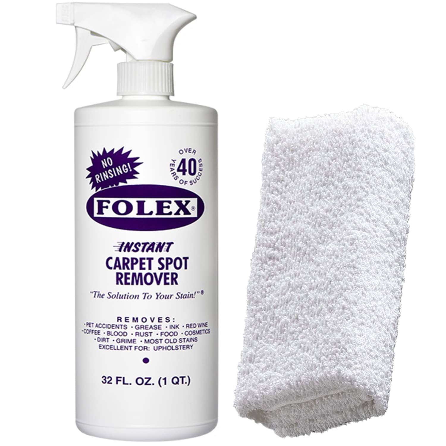 52732eb2d6929fe8956d275eee431334cbcd6b5ec01bdbf9efdeff19cc18e642.jpg Folex Cemko Cleaning Cloth Instant Carpet Spot Remover Kit, 32oz - Image 1