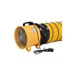 16" Portable Blower Fan 16' Flexible Duct 2 Speed 2850 CFM 1 HP Global Industrial 292646