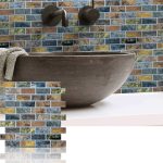 Art3d 10-Piece Peel & Stick Kitchen/Bathroom Backsplash Sticker, 12" x 12" Faux Ceramic Tile Design