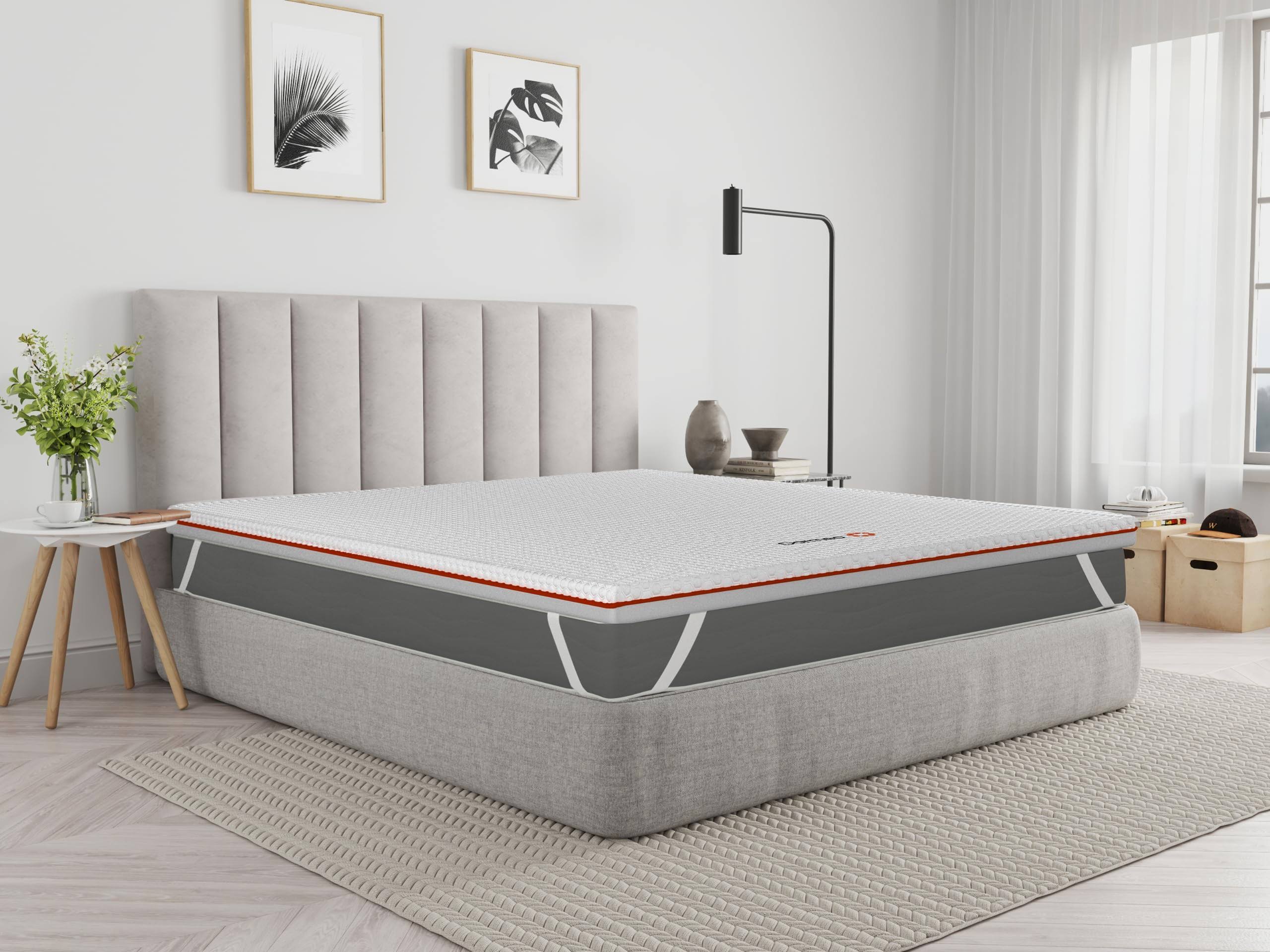 52a0ca637f5ee052faaf056bb329de2bfa14704a7500569deb64bedb89301497.jpg Dormeo Octasmart Plus Mattress Topper | Cooling California King - Image 1