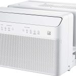 U-Shaped Inverter Window Air Conditioner 12.000BTU with Open Window Flexibility. Robust Installation.Extreme Quiet. 35% Energy Saving. Smart Control. Alexa. Remote. Bracket Included (Renewed)