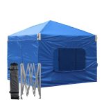 10 ft. x 10 ft. Pop Up Canopy Tent with Removable Sidewall,with Roller