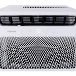 Hisense 350-sq ft Window Air Conditioner with Heater (115-Volt; 8000-BTU) in White | AW0822DR1W