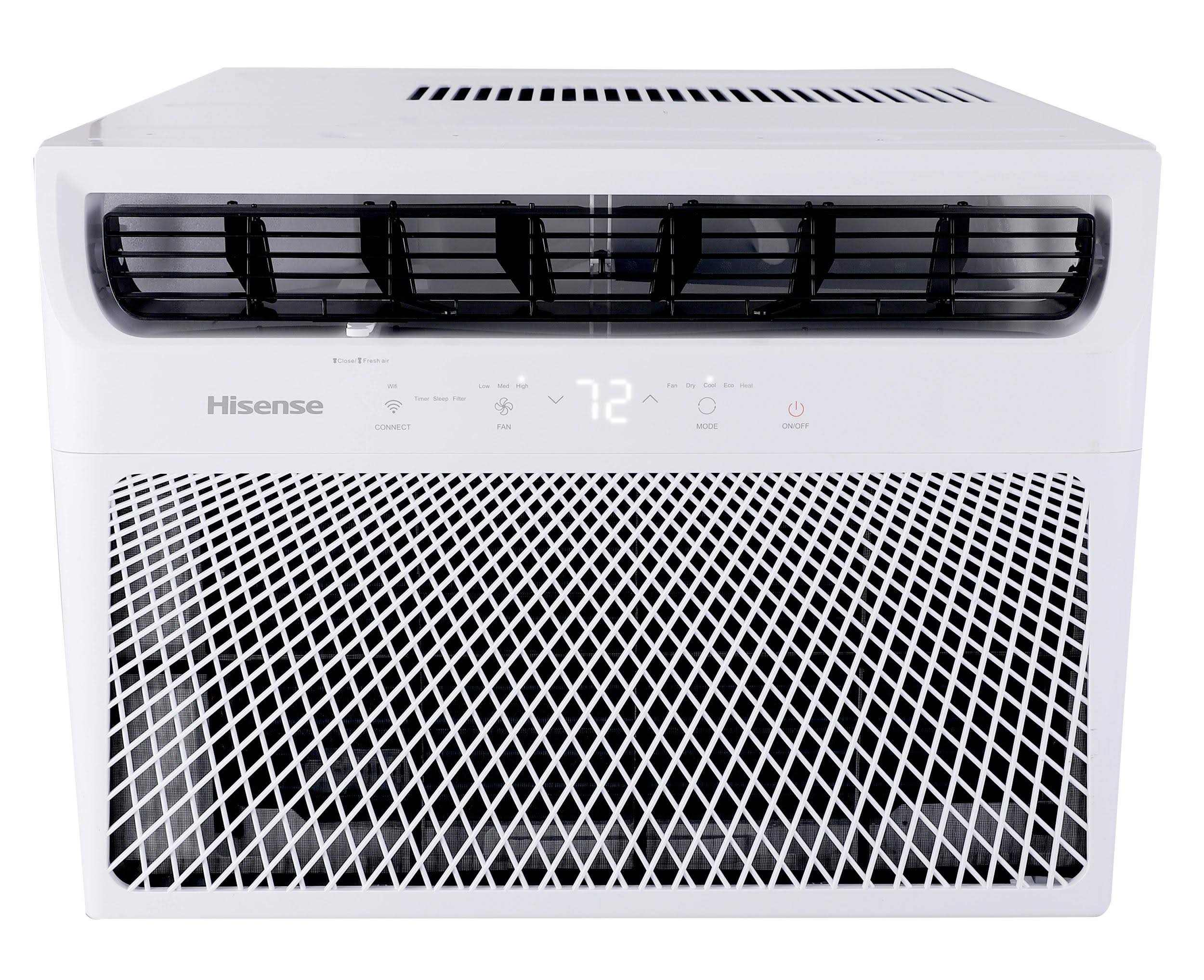 52fb83f02c3a55c1646078c2d622115b8628b9dad943e53e749e998942d8dd91.jpg Hisense 350-sq ft Window Air Conditioner with Heater (115-Volt; 8000-BTU) in White | AW0822DR1W - Image 1