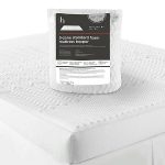 Home Expressions 5-Zone Standard Foam Mattress Topper | White | Twin XL | Mattress Accessories Mattress Toppers | Back to College | Dorm Essentials