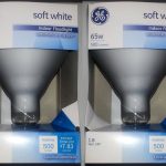 GE 65 Watt Soft White Floodlight BR40 Light Bulb, 2-Pack, Size: Medium