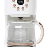 Haden Heritage 12-Cup Programmable Coffee Maker - Ivory / Copper