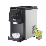 VEVOR Nugget Ice Maker, 62lbs in 24hrs Nugget Ice Dispenser, 6 lbs Ice Capacity Auto Self-Cleaning Ice Maker with Water Filter, Automatic Water