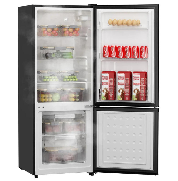 5387335d7ef5a68dd8b33050310f6a5a790baaaa2ac4daf22b59874193bd056f.jpg Upstreman 7.1 Cu.Ft. Bottom Freezer Refrigerator (US Stock) - Image 1