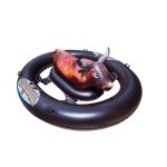 Inflatabull - Inflatable Pool Float Toy with Bull - Swimming Pool Floatie for Families, Adults, and Kids Ages 9 and Up