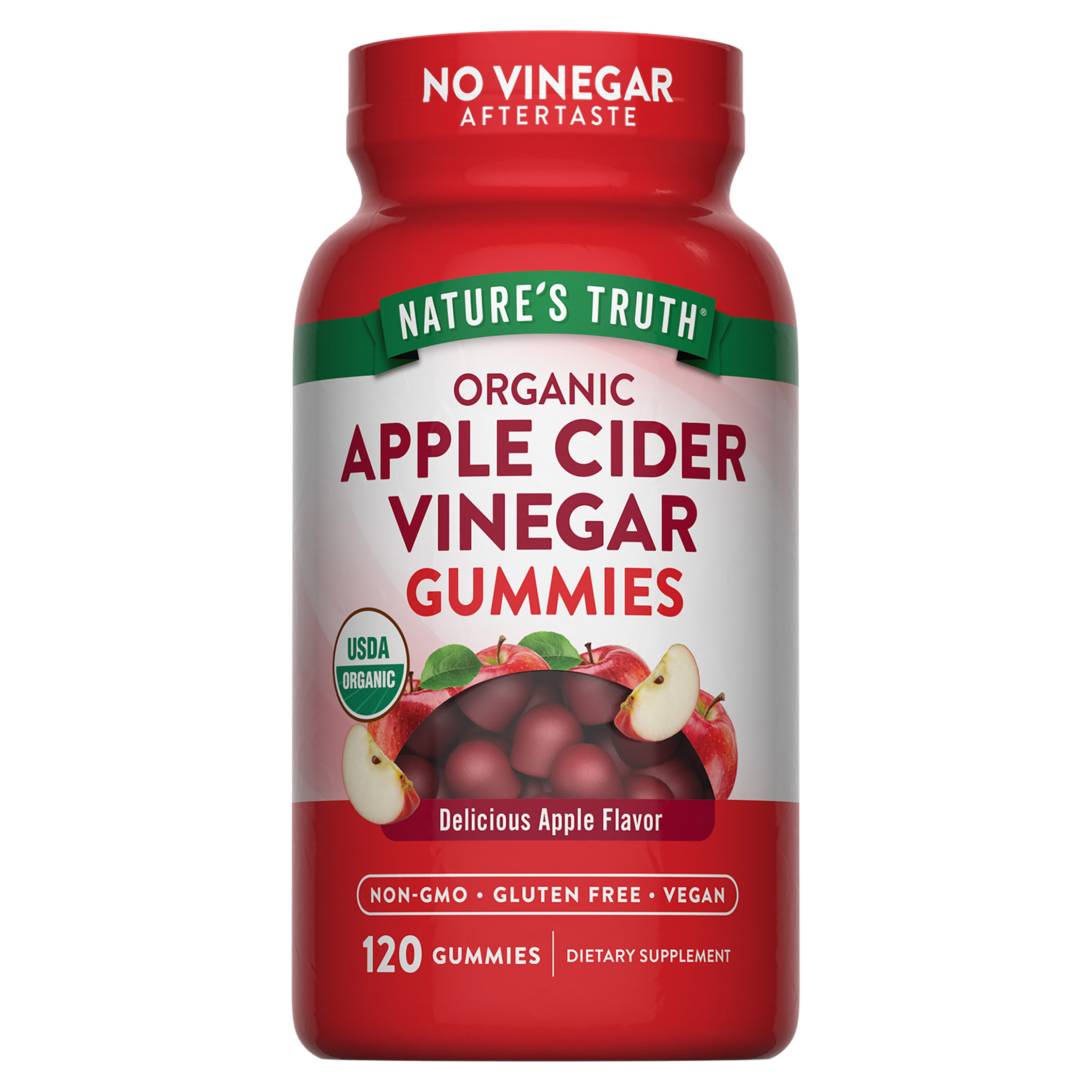539b21c1403bd9e6bb221856c97d4f1042eb282960edc3663f54568a6d86b719.jpg Nature'S Truth USDA Organic Apple Cider Vinegar 500 Mg., 120 Gummies - Image 1