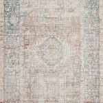 Chris Loves Julia x Loloi Jules JUL-07 Natural Ocean Area Rug - 7 ft 6 in x 9 ft 6 in