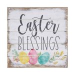 Easter Blessings Eggs Wall Art by Sincere Surroundings